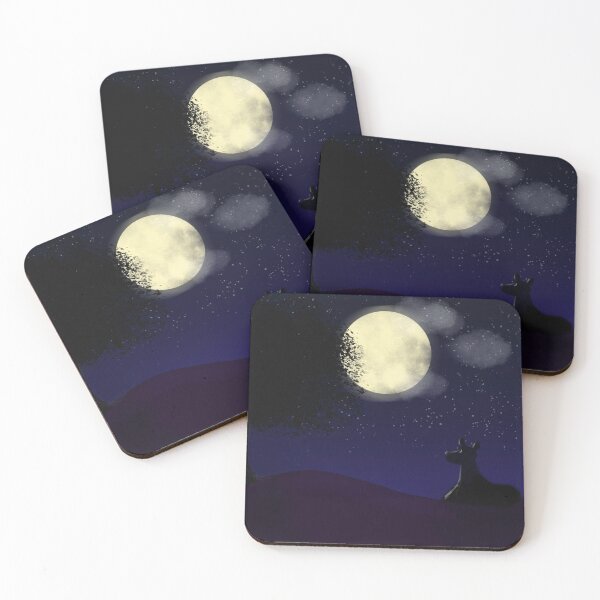 Item preview, Dog Gazing at the Moon designed and sold by Jeffrey Louis Salkilld.