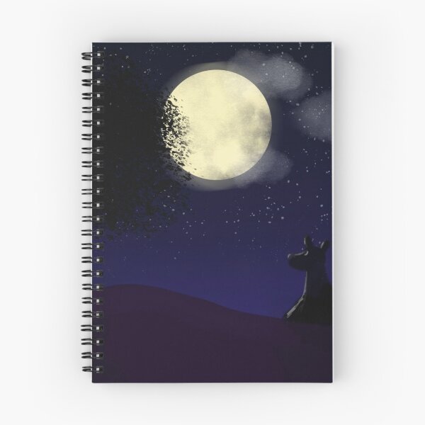 Item preview, Dog Gazing at the Moon designed and sold by Jeffrey Louis Salkilld.
