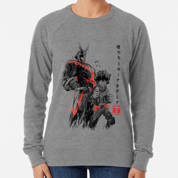 Héros Académie sumi-e Sweatshirt léger