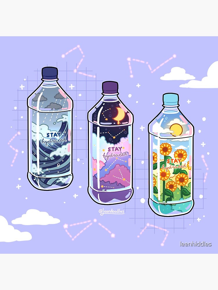 Aesthetic Harajuku Water Bottle Stay Hydrated Japanese Text product Poster  for Sale by D-C-Designs