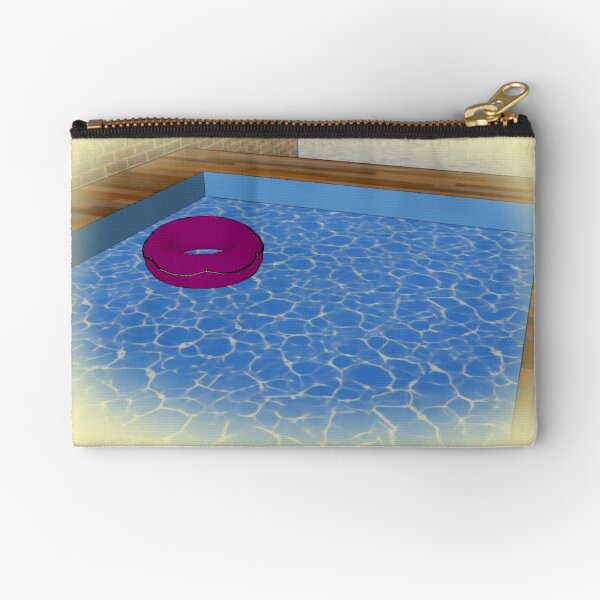 Small British Garden Paradise Pool Zipper Pouch