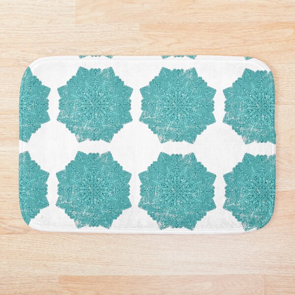 Mandala pattern 01 Bath Mat