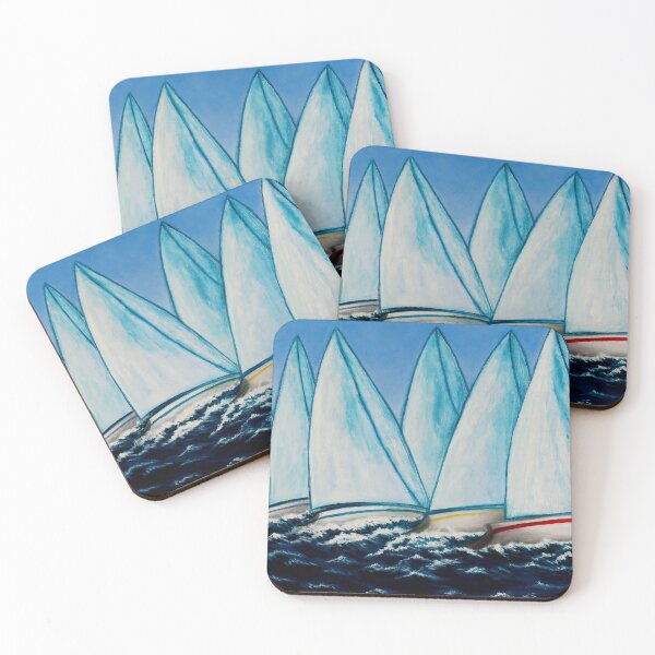 Item preview, Regatta Blue designed and sold by Lisa Lorenz Paintings.