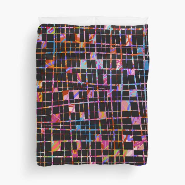 Colorful threads Duvet Cover