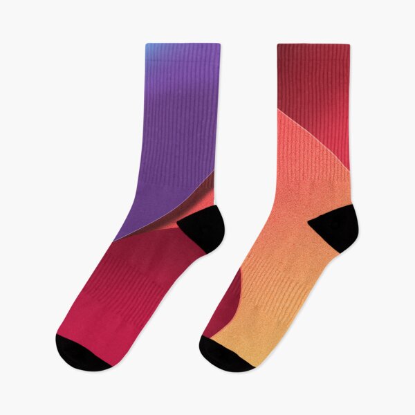 Item preview, round yellow purple and blue stripes on a red background designed and sold by philippe souvy.