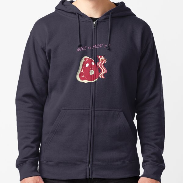 Nice to meat You Zipped Hoodie