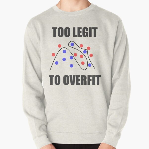 Too Legit to Overfit Pullover Sweatshirt