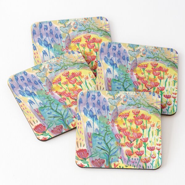 Item preview, Pastel watercolour floral springtime bloom designed and sold by sonabeam.