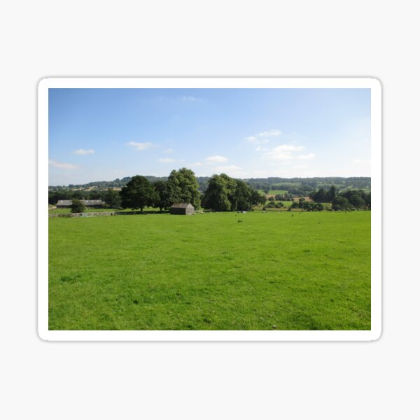 Merch #72 -- Field - Shot 2 (Hadrian's Wall) Sticker