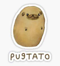 Pugtato Sticker