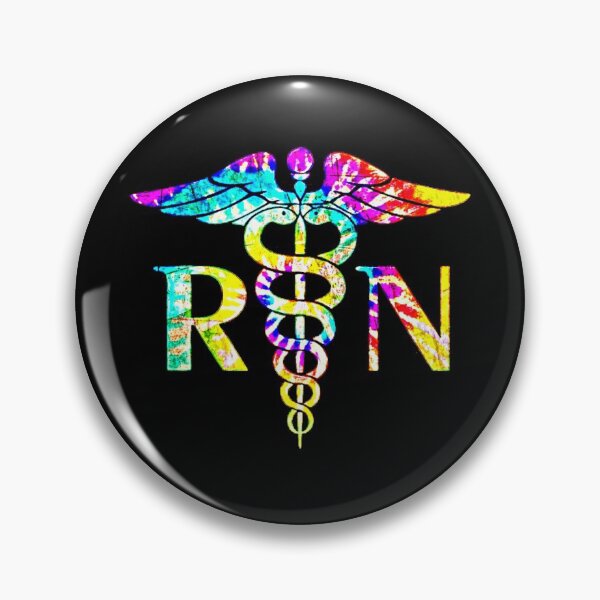 Item preview, Lovely RN Registered Nurse Tie Dye designed and sold by wishtopia.