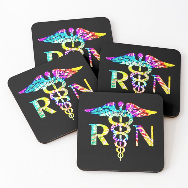 Item preview, Lovely RN Registered Nurse Tie Dye designed and sold by wishtopia.