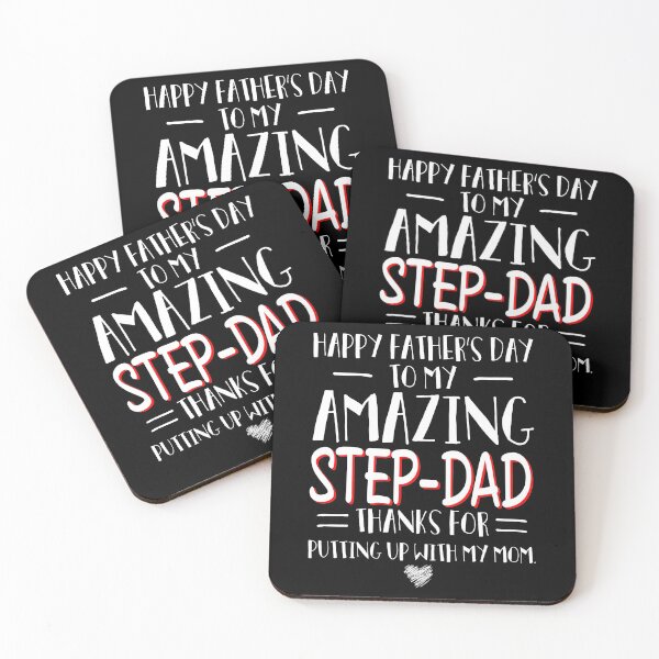 Item preview, Happy Father's Day To My Amazing Step Dad Thanks For Putting Up With My Mom Graphic Desgin designed and sold by tantann.