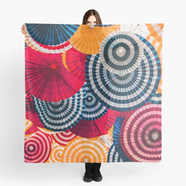 Colorful umbrellas Scarf