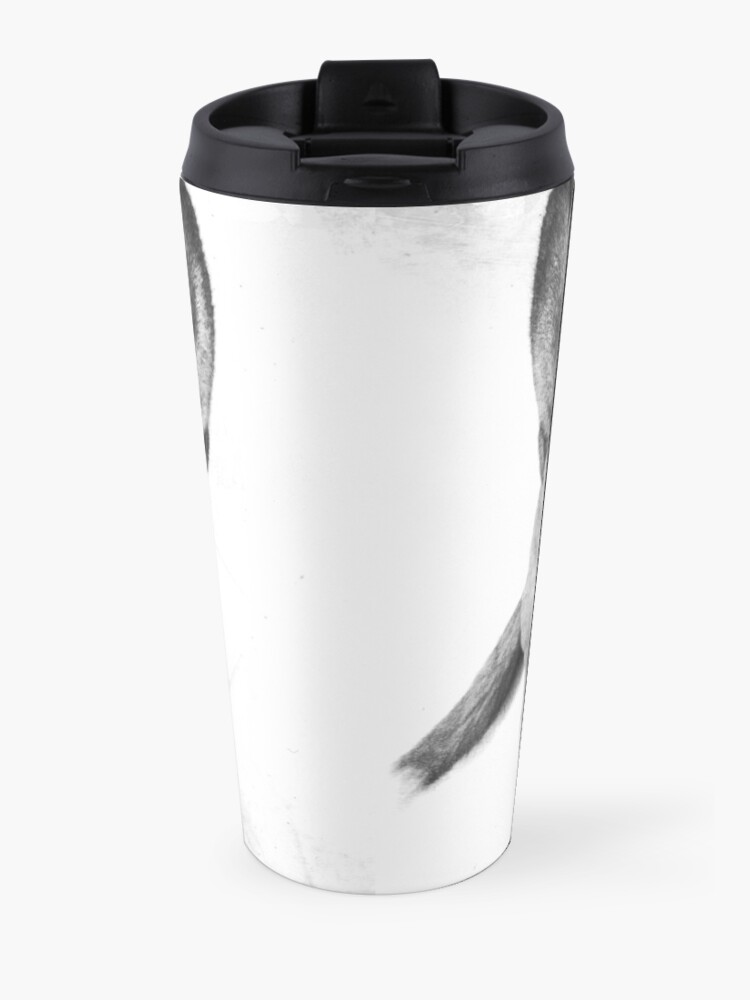 Alternate view of Carolina Dog Gray Pup - American Dingo Travel Coffee Mug