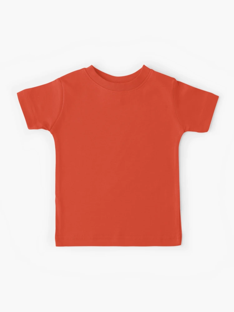 childrens plain orange t shirt