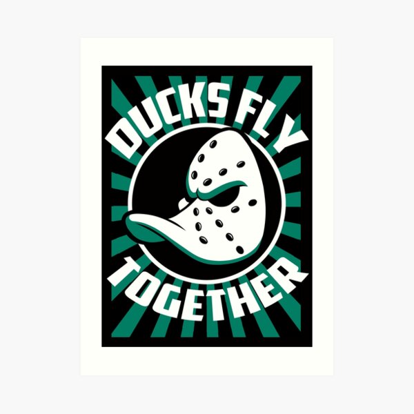 "DUCKS FLY TOGETHER" Art Print for Sale by omondieu Redbubble