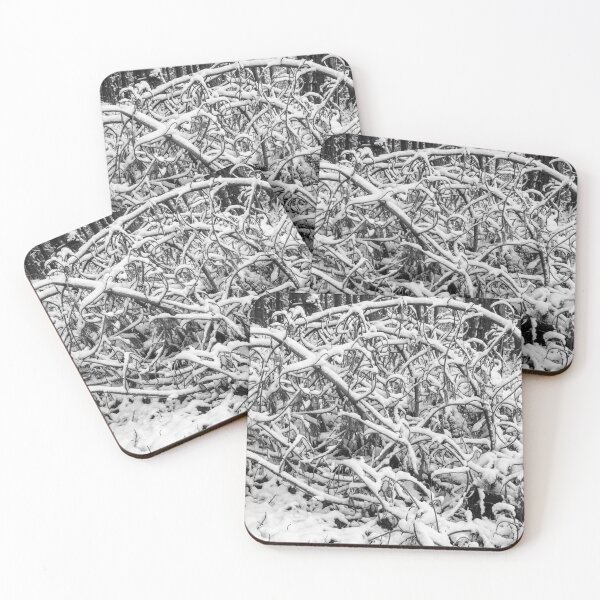 Item preview, Snow on dormant twigs and leaves designed and sold by iCimages.net.