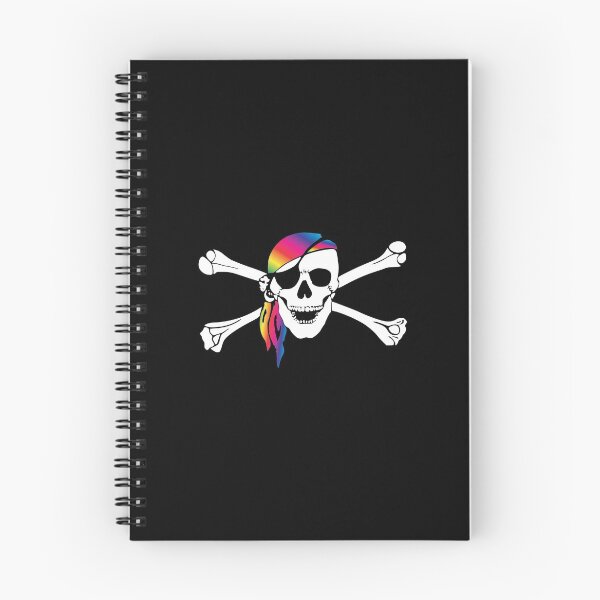 Item preview, Skull and Crossbones rainbow gradient designed and sold by eldram.