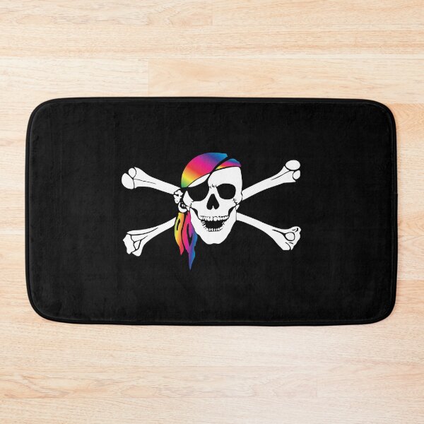 Item preview, Skull and Crossbones rainbow gradient designed and sold by eldram.