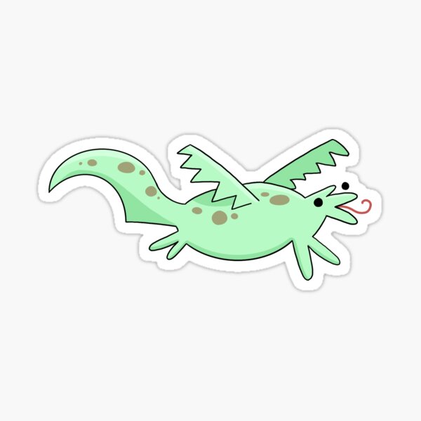 'Chonky Dragon' Doodle Zenya Sticker