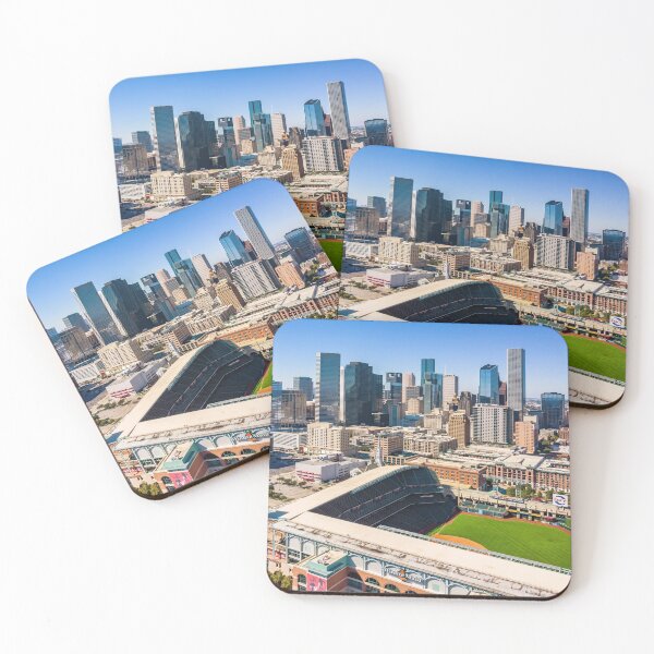 Item preview, Houston skyline with Minute Maid Park designed and sold by Raul Cano.