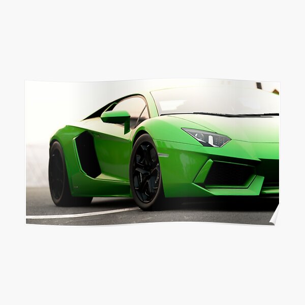 Lamborghini Aventador LP 700 close up Poster