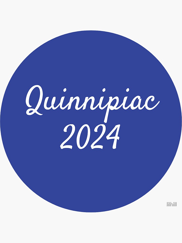 "Quinnipiac 2024" Sticker for Sale by lilhill Redbubble