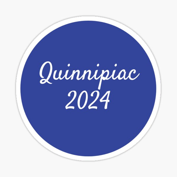 "Quinnipiac 2024" Sticker for Sale by lilhill Redbubble