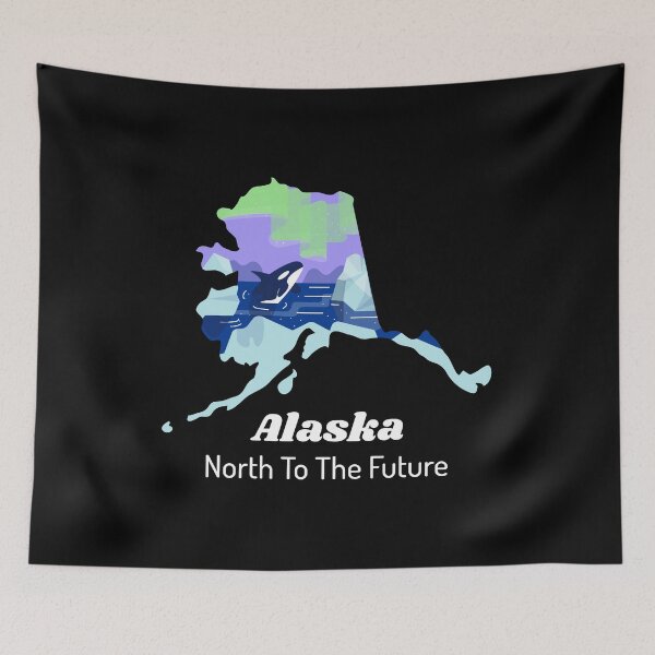 Item preview, Alaska Proud State Motto North To The Future graphic designed and sold by jakehughes2015.