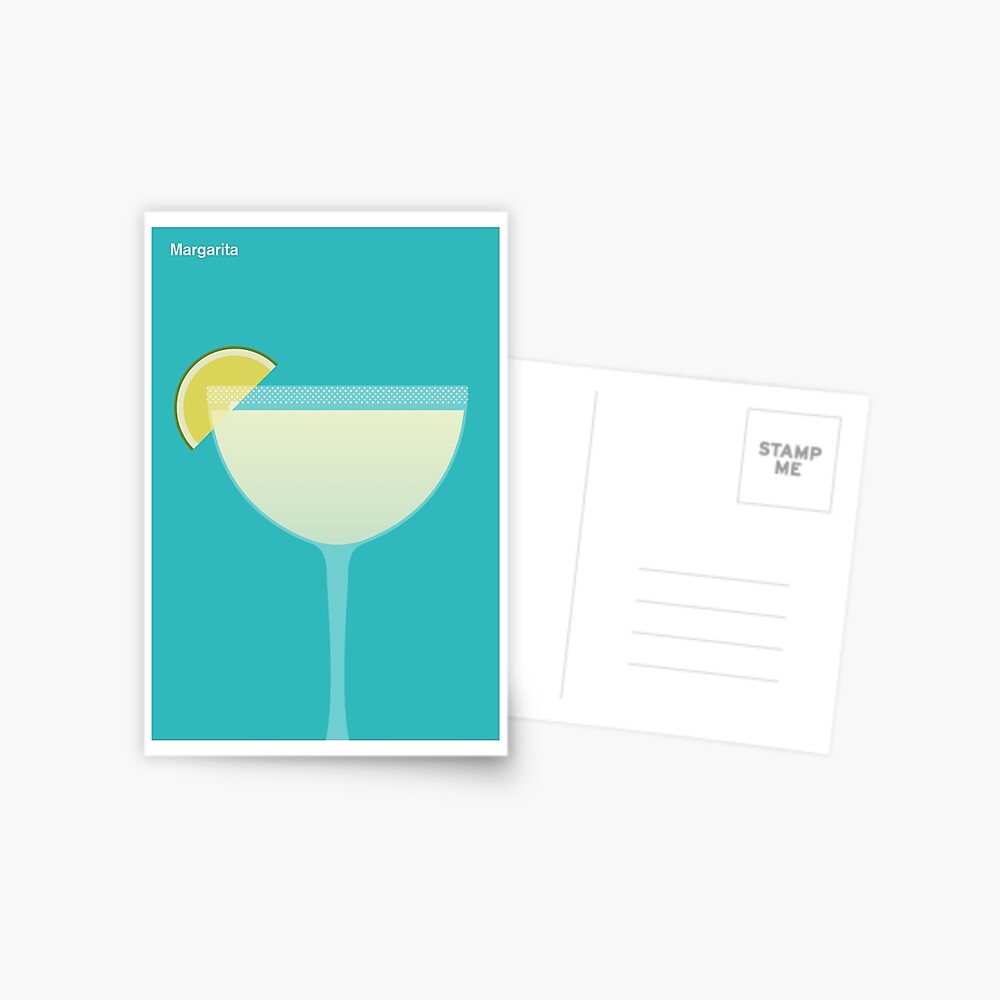 "Margarita Cocktail" Postcard by StacyFreeman Redbubble