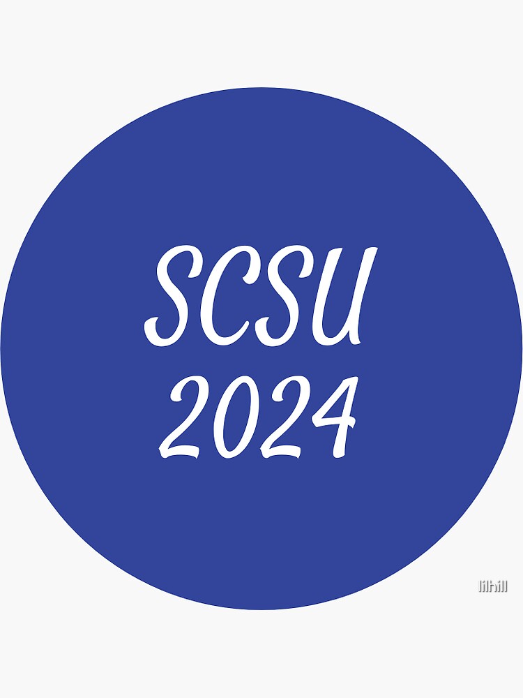 "SCSU 2024" Sticker for Sale by lilhill Redbubble