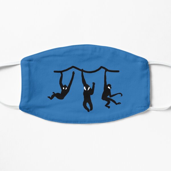 White cheeked gibbon - v2 Flat Mask