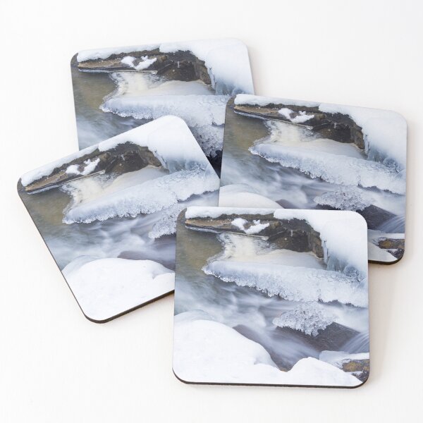 Item preview, Ice in a south wales stream in winter designed and sold by iCimages.net.