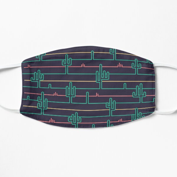 Saguaro Sunrise Flat Mask