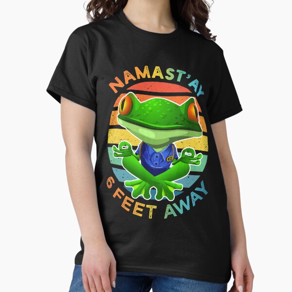 Item preview, Namastay 6 Feet Away Social Distancing  designed and sold by GreenSplash.