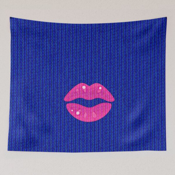Item preview, Sexy Lip Blue Jeans designed and sold by Vk91.