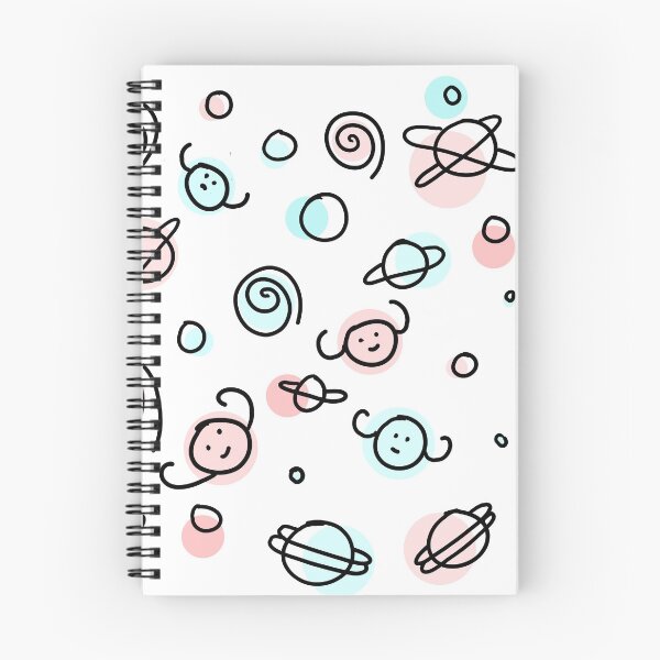 Aperçu de l'œuvre Sweet planet pastel bleu et rose créée et vendue par Queerhaven.