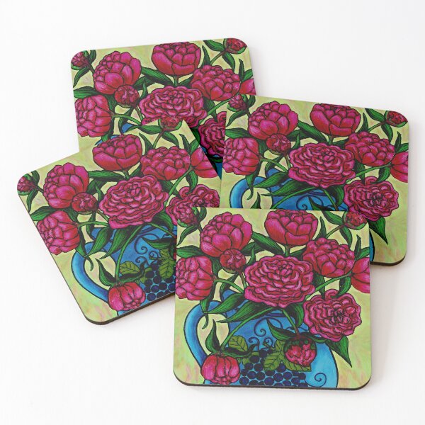 Item preview, Peony Party designed and sold by Lisa Lorenz Paintings.