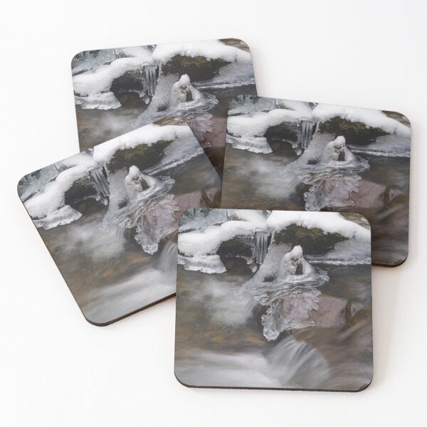 Item preview, Ice in a south wales stream in winter designed and sold by iCimages.net.