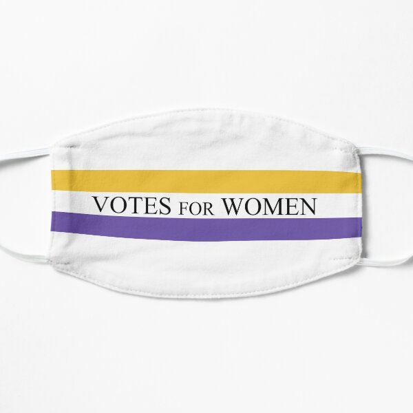 Votes for Women Suffragette Sash Flat Mask
