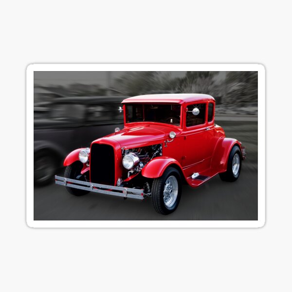 1930 Ford Model A Coupe Sticker