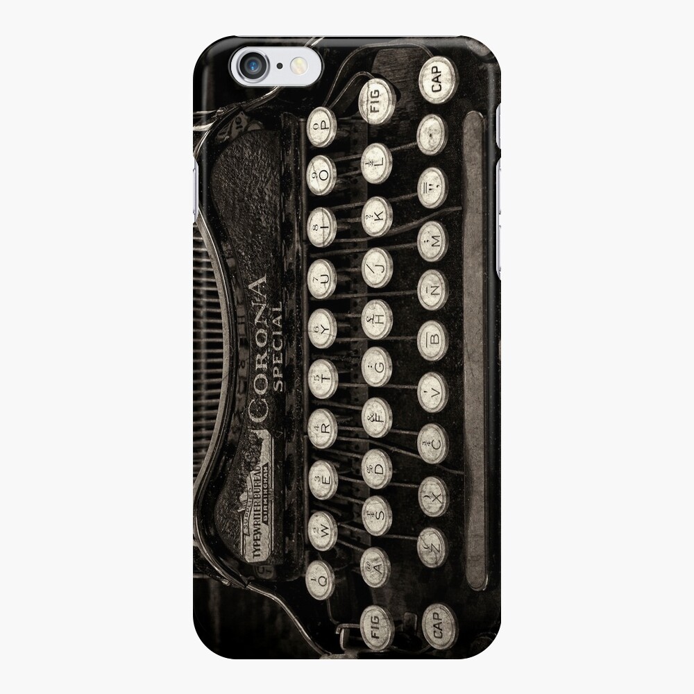 Vintage Typewriter Keyboard iPhone Case