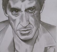 Scarface Drawing: Posters | Redbubble