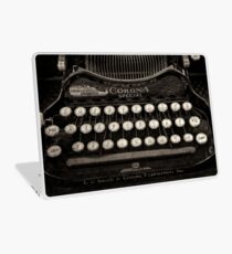 Vintage Schreibmaschinentastatur Laptop Skin