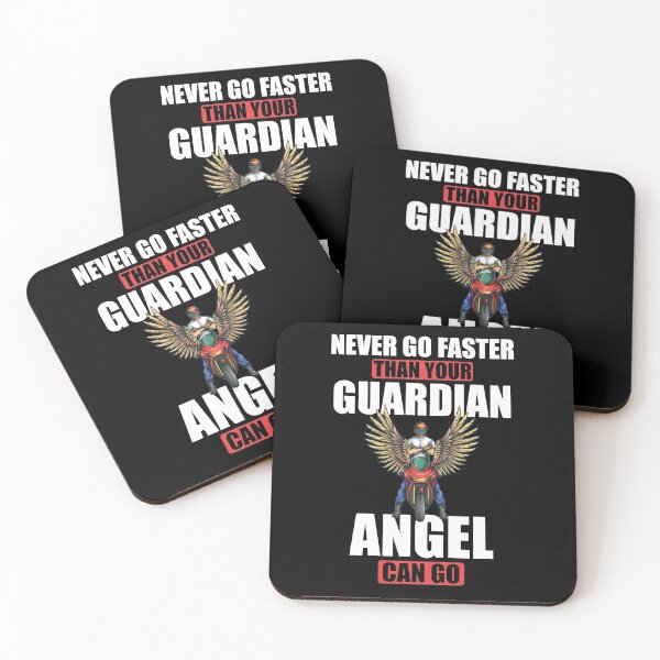 Item preview, Never Go Faster Than Your Guardian Angel Motorcycle designed and sold by brookes88.