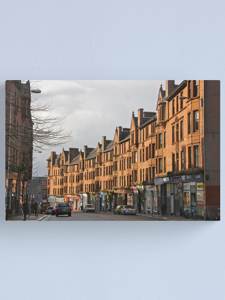 "Glasgow tenements" Canvas Print for Sale by jayview Redbubble