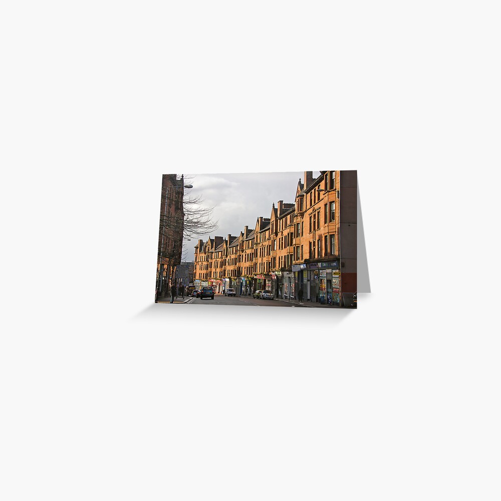 "Glasgow tenements" Greeting Card by jayview Redbubble