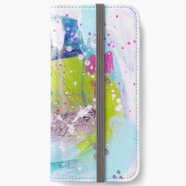 Ocean Spray Abstract by Niki Jackson iPhone Wallet