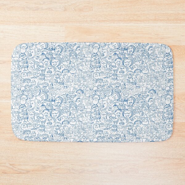 Item preview, Pattern composed by a crowd of funny people designed and sold by Zoo-co.
